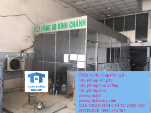 dịch vụ thi công văn phòng trọn gói giá rẻ tại tphcm